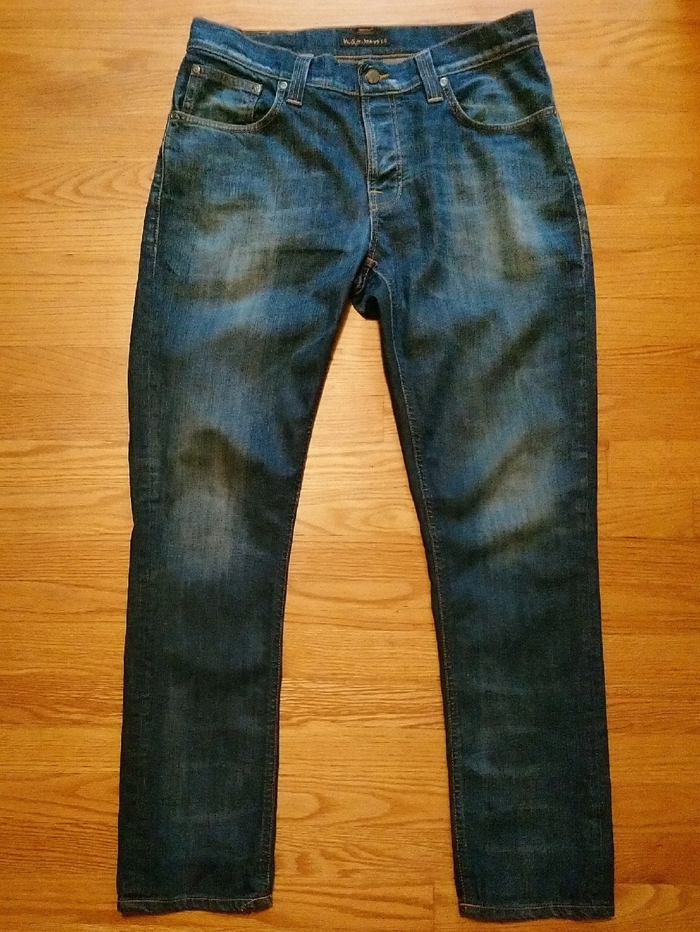 Nudie Jeans GRIM TIM Slim Straight Indigo Wash Men's Jeans